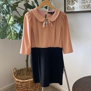 Forever 21 | Vintage style Collar Bow Dress